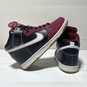 Nike Dunk High 6.0 Black / White-TM Red 506266-016 Men’s Size 12 No Box